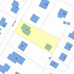 70 Smith Ave, Newton, MA 02465 plot plan