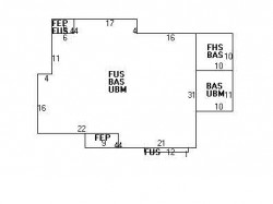 74 Homestead St, Newton, MA 02468 floor plan