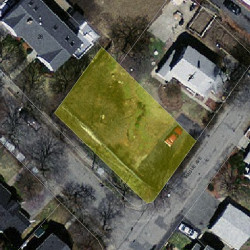 25 Mague Ave, Newton, MA 02465 aerial view