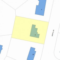 15 Wiswall Rd, Newton, MA 02459 plot plan