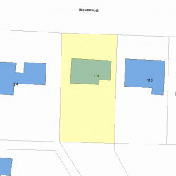 114 Parker Ave, Newton, MA 02461 plot plan