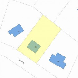 20 Ridge Rd, Newton, MA 02468 plot plan
