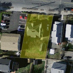 198 California St, Newton, MA 02458 aerial view