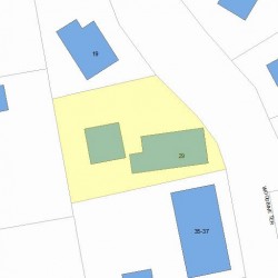 29 Woodbine Ter, Newton, MA 02466 plot plan