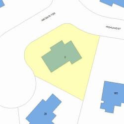 8 Ascenta Ter, Newton, MA 02465 plot plan