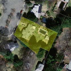 44 Swallow Dr, Newton, MA 02462 aerial view