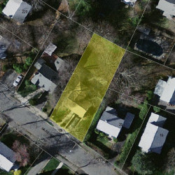 16 Marshfield Rd, Newton, MA 02459 aerial view