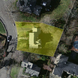 72 Summit St, Newton, MA 02458 aerial view
