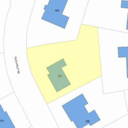 120 Olde Field Rd, Newton, MA 02459 plot plan