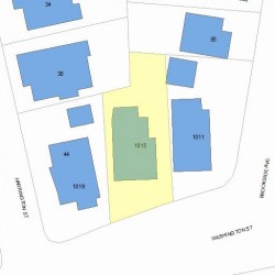 1015 Washington St, Newton, MA 02460 plot plan