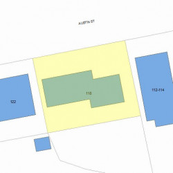 118 Austin St, Newton, MA 02460 plot plan