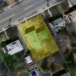 762 Watertown St, Newton, MA 02460 aerial view