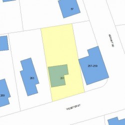 261 Webster St, Newton, MA 02466 plot plan