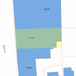304 Walnut St, Newton, MA 02460 plot plan