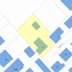 19 Quirk Ct, Newton, MA 02458 plot plan