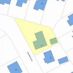 15 Edgewood Rd, Newton, MA 02465 plot plan