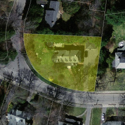 97 Berkeley St, Newton, MA 02465 aerial view