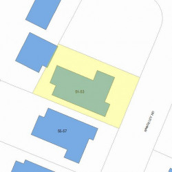 51 Rangeley Rd, Newton, MA 02465 plot plan