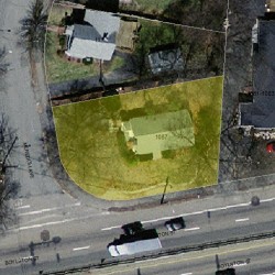 1087 Boylston St, Newton, MA 02461 aerial view