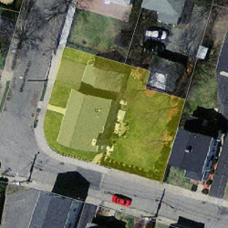 12 Manhattan Rd, Newton, MA 02465 aerial view