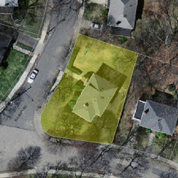 54 Ellison Rd, Newton, MA 02459 aerial view