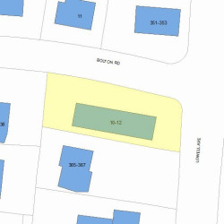 10 Bolton Rd, Newton, MA 02460 plot plan