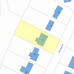 31 Oakland Ave, Newton, MA 02466 plot plan