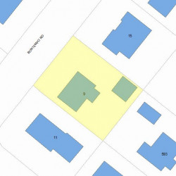 9 Bontempo Rd, Newton, MA 02459 plot plan