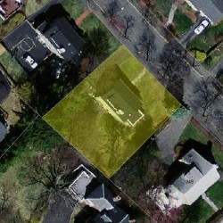 39 Tennyson Rd, Newton, MA 02465 aerial view