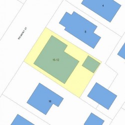 10 Belmont St, Newton, MA 02458 plot plan