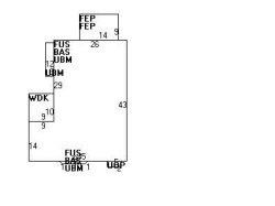 41 Lewis St, Newton, MA 02458 floor plan