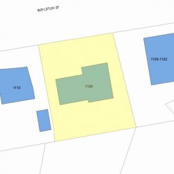1106 Boylston St, Newton, MA 02464 plot plan