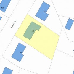 155 Truman Rd, Newton, MA 02459 plot plan
