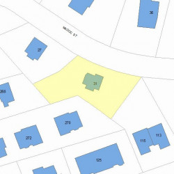 31 Madoc St, Newton, MA 02459 plot plan