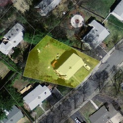 25 Sherrin Rd, Newton, MA 02462 aerial view