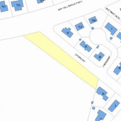 11 Spiers Rd, Newton, MA 02459 plot plan