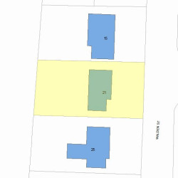 21 Walden St, Newton, MA 02460 plot plan