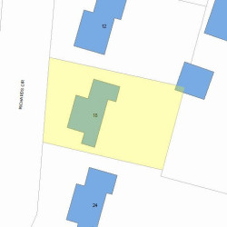18 Richards Cir, Newton, MA 02465 plot plan