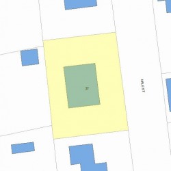 37 Hale St, Newton, MA 02464 plot plan