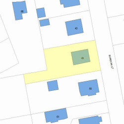 49 Bowdoin St, Newton, MA 02461 plot plan