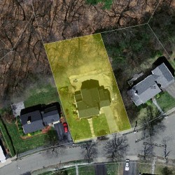 123 Annawan Rd, Newton, MA 02468 aerial view