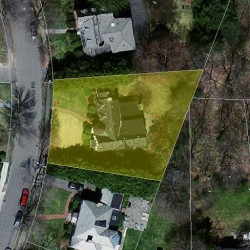 18 Gould Rd, Newton, MA 02468 aerial view