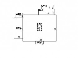 15 Kingston Rd, Newton, MA 02461 floor plan