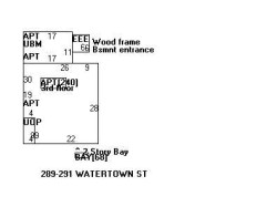 289 Watertown St, Newton, MA 02458 floor plan