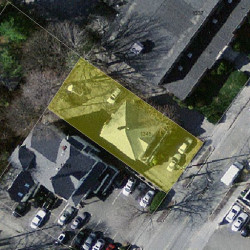 1345 Centre St, Newton, MA 02459 aerial view