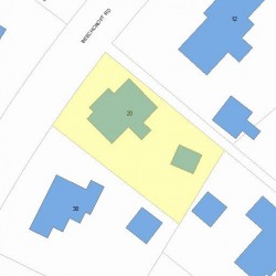 20 Beechcroft Rd, Newton, MA 02458 plot plan