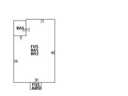 430 Ward St, Newton, MA 02459 floor plan