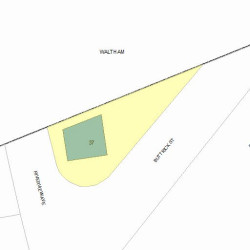 37 Buttrick St, Newton, MA 02466 plot plan