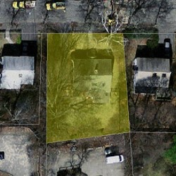 46 Waldorf Rd, Newton, MA 02461 aerial view
