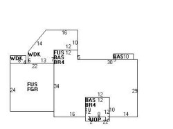 243 Arnold Rd, Newton, MA 02459 floor plan